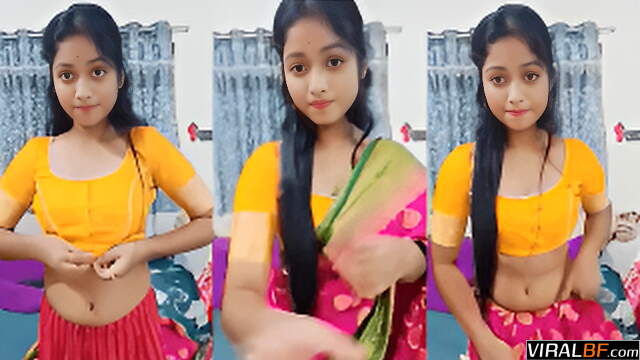 Beautiful South Indian girl strips naked