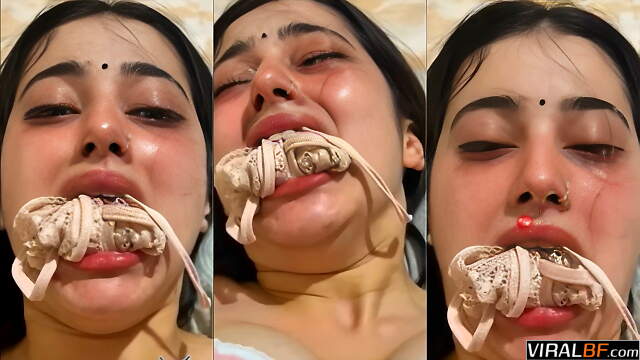 Crying Bhabhi With Panties in Mouth Instagram Viral Leaks