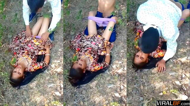 Desi Bhabhi Spreads Legs Wide For Lover In Forbidden Jungle Sex Mms