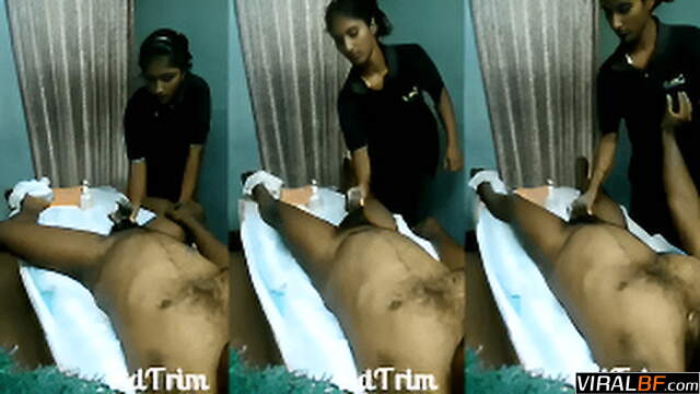 Hidden camera records a masseuse giving a happy ending to her customer