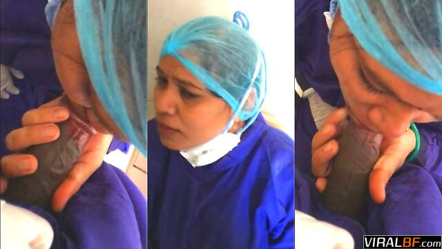 Mallu Nurse Caught Deepthroating Doctor In Operation Theatre